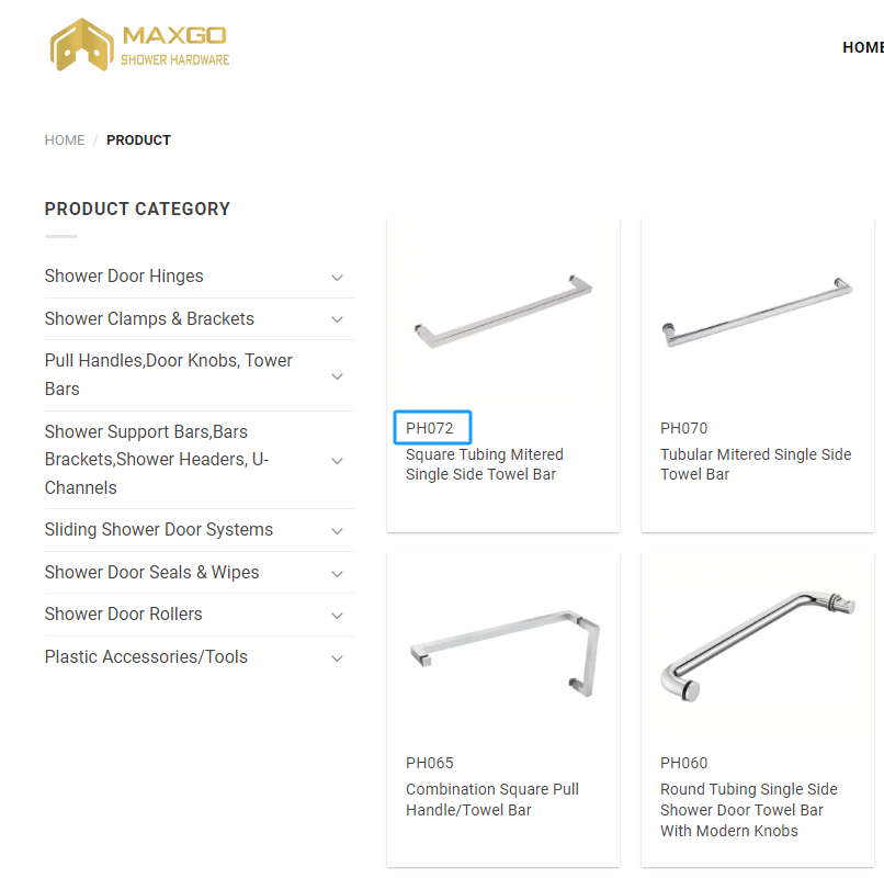 佛山卫浴五金 MAXGO – 批量商品询盘WordPress网站开发过程分享-大可建站