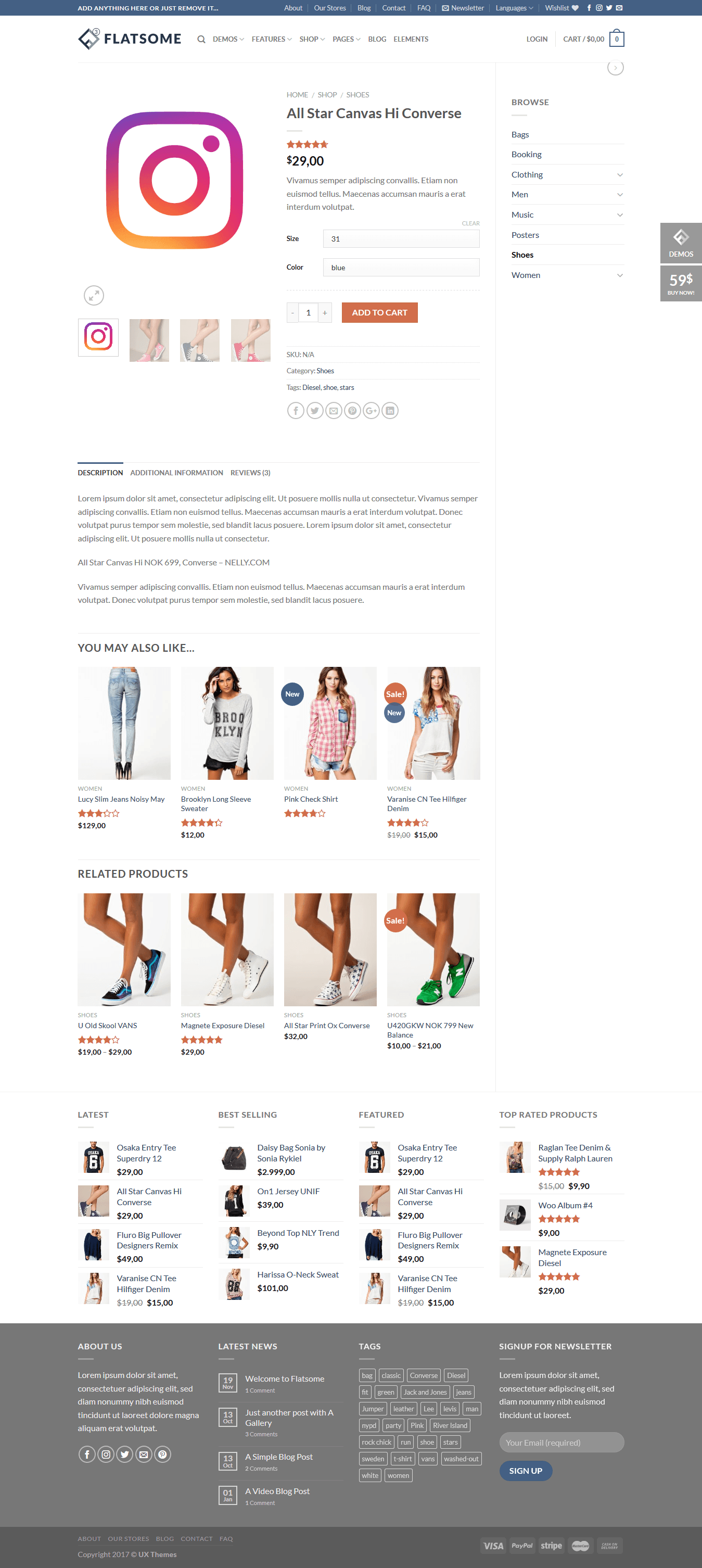 flatsome 主题自定义woocommerce产品页面布局简码-大可建站