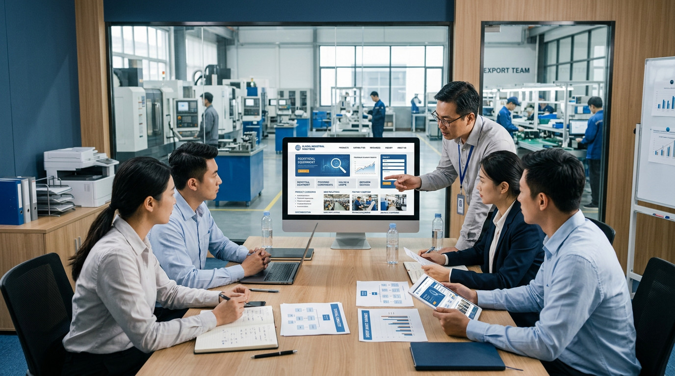 中国B2B制造工厂正在根据产品、Google搜索需求、OEM能力和海外获客计划判断是否适合建设外贸独立站