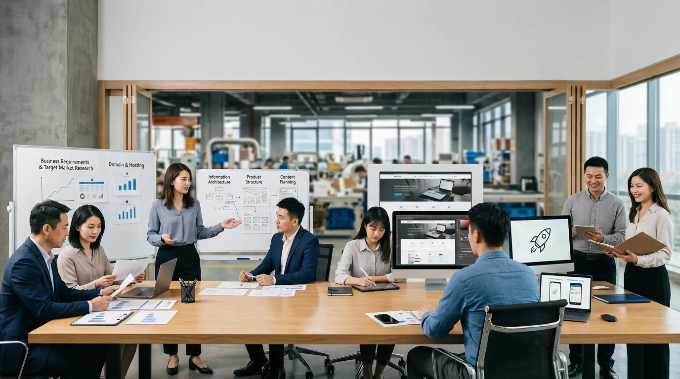 B2B外贸网站从需求分析域名服务器网站结构设计WordPress开发测试到上线交付的完整流程